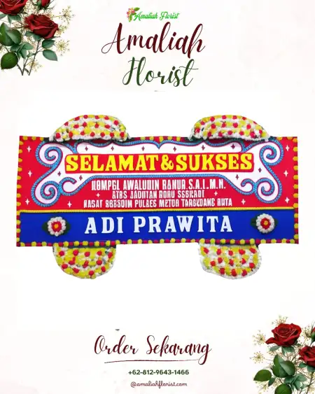 Papan Bunga Ucapan Selamat Kampung Bali